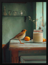 Country Morning Bird Poster