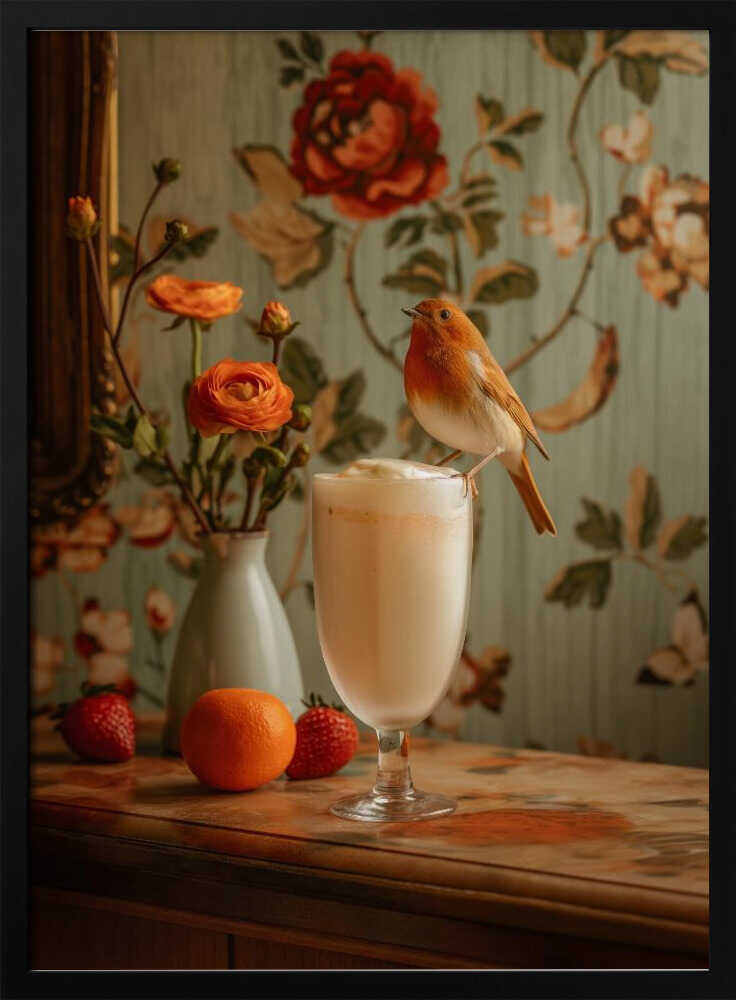 Strawberry Smoothie Serenade Poster