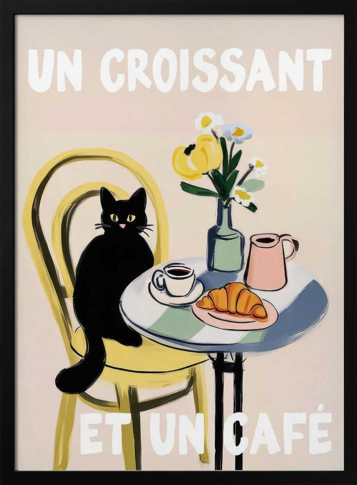 Un Croissant Poster