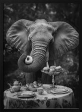 Elephant’s Doughnut Delight Poster