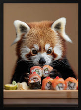 Red Panda Sushi Adventure Poster