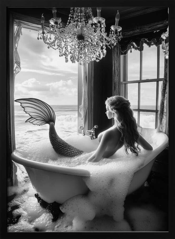 Seafoam Siren Poster
