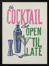 The Cocktail Club Poster