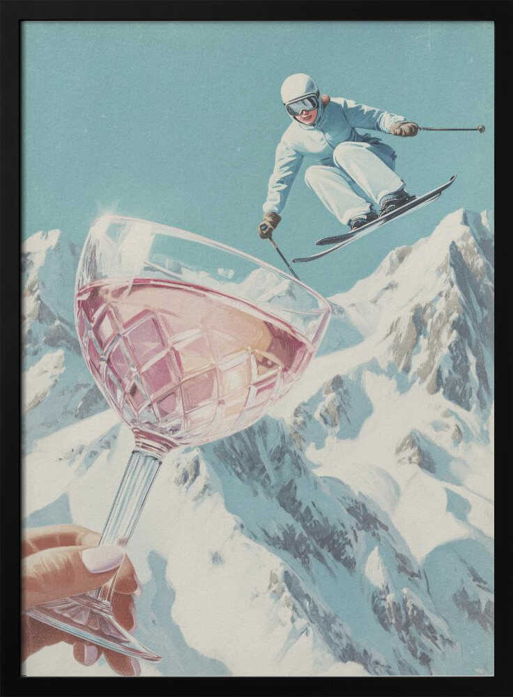 Sip and Ski Poster