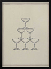 Glass Stack Poster