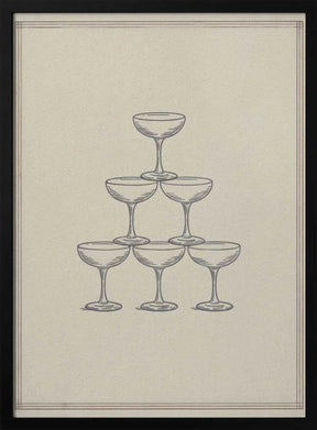 Glass Stack Poster