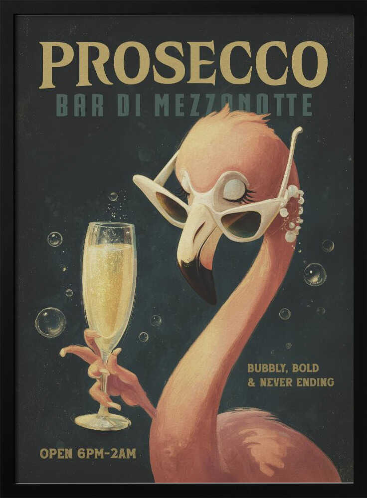 Prosecco Bar Di Mezzanotte Poster
