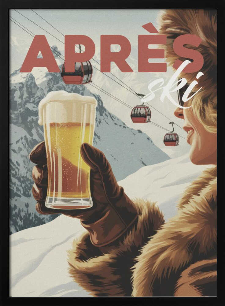 Apres Ski Alpine Poster