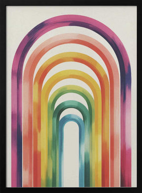 Colorful Arches Poster
