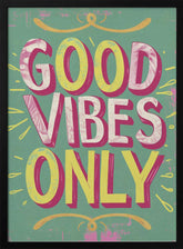 Good Vibes Only No 4 Poster