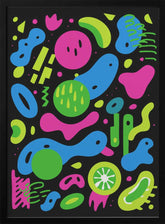 Neon Chaos Poster