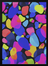Neon Mosaic Poster