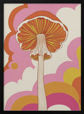Retro Mushroom Poster
