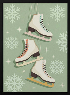 Three Skates Poster