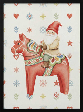 Gnome On Horse Poster