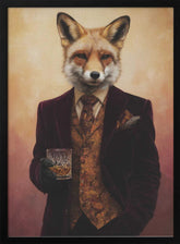 Fox In Velvet Suit Poster