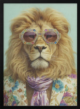 Groovy Lion Poster