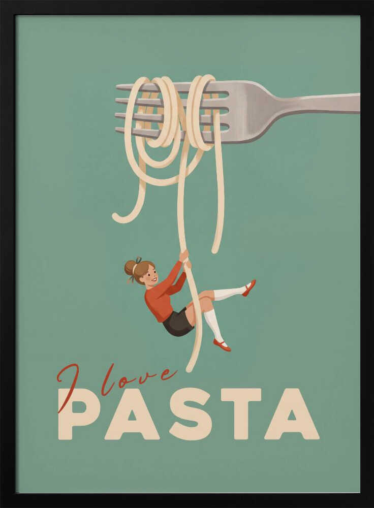 I Love Pasta Poster