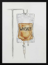 IV Whiskey Bag Poster