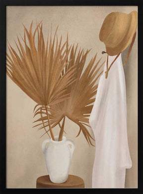 Palm Leaf Decoration Poster