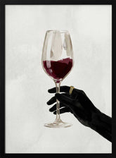 A Glass of Red Wine Poster