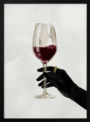 A Glass of Red Wine Poster