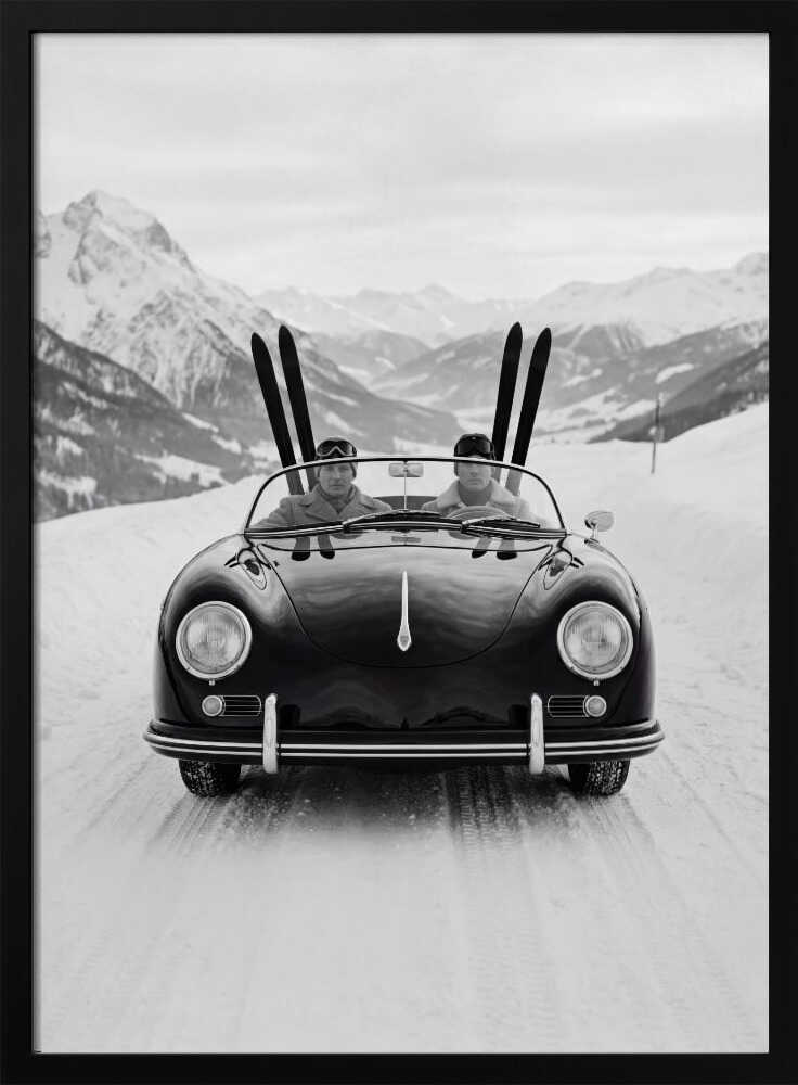Driving In the Alps Poster
