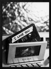 I Love You Cassette Poster