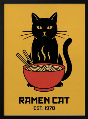 Ramen Cat No 5 Poster