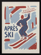 Apres Ski Waiter Poster