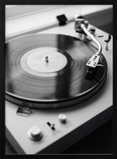 Vinyl Record Player Poster
