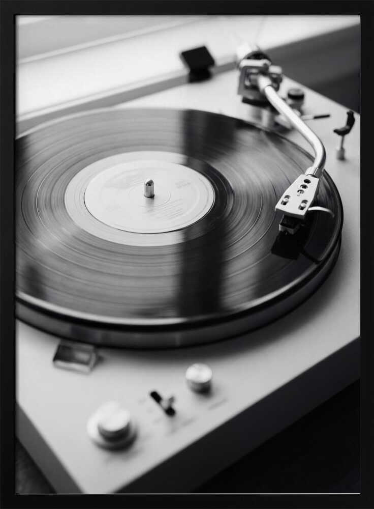 Vinyl Record Player Poster