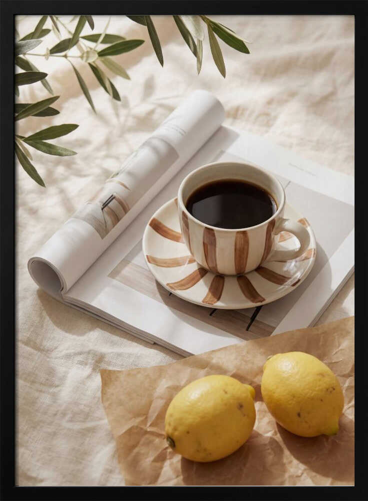 Coffee and Lemons Poster
