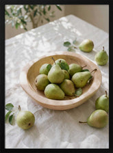 Ripe Green Pears Poster