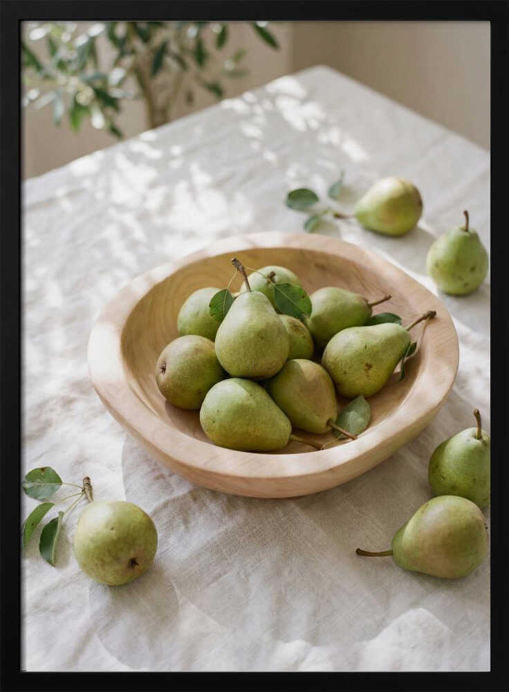 Ripe Green Pears Poster