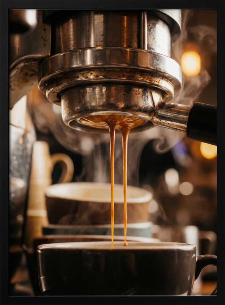 Espresso Brewing Poster
