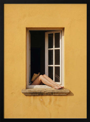 Reading By the Window Poster