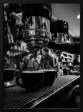 Double Espresso Cups Poster