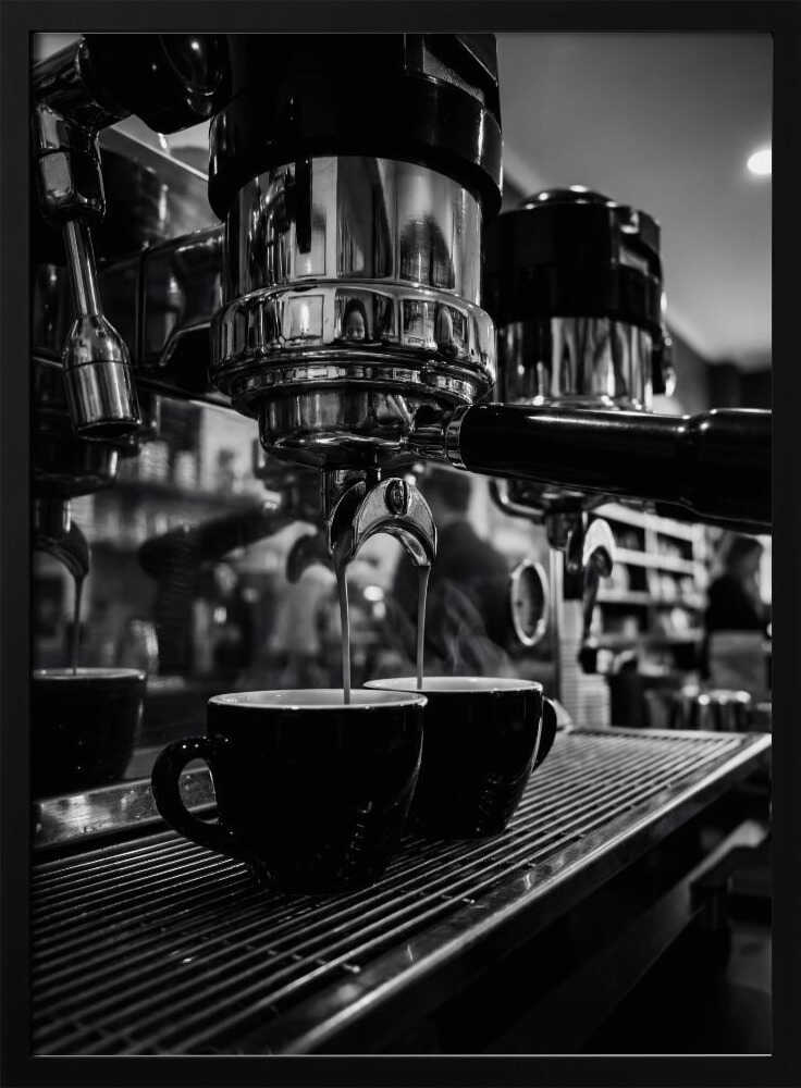 Double Espresso Cups Poster