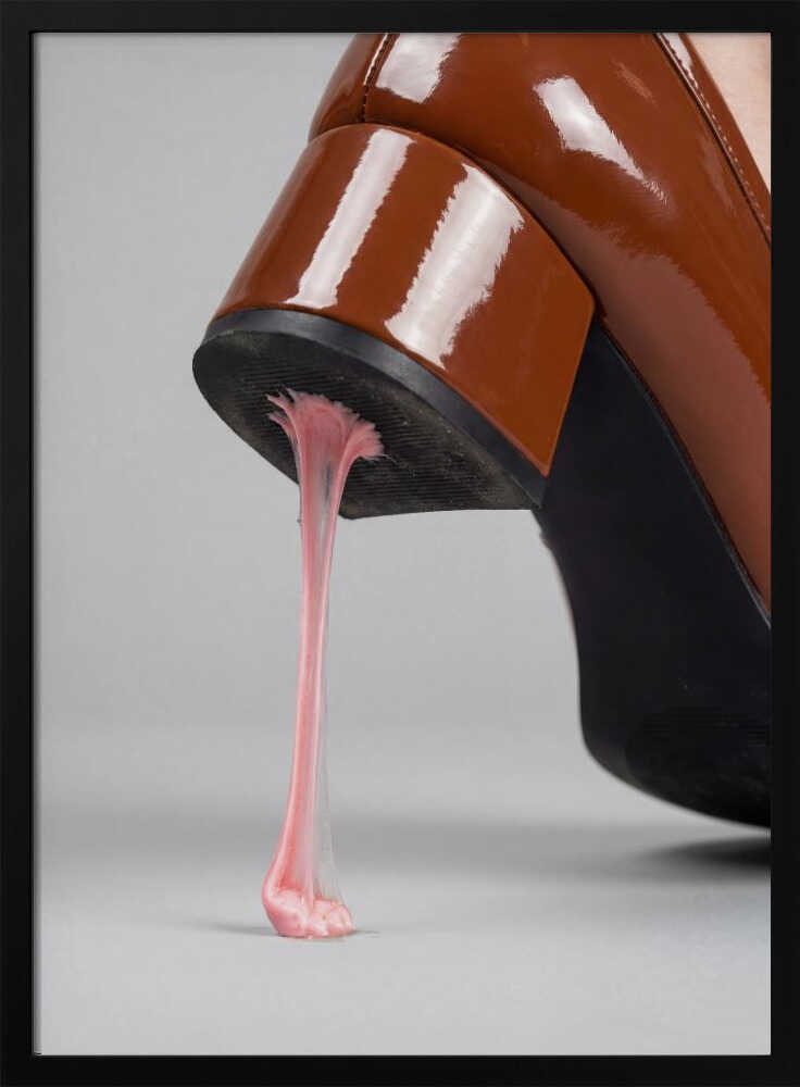 Chewing Gum Under the Shoe Poster