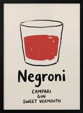 Negroni Sketch Poster