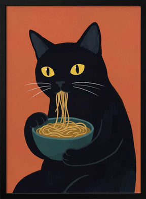 Noodle Cat No 1 Poster