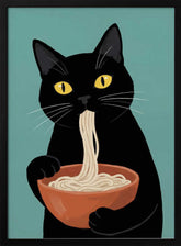 Noodle Cat No 2 Poster