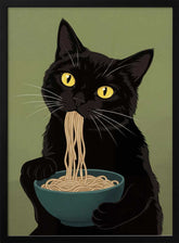 Noodle Cat No 4 Poster