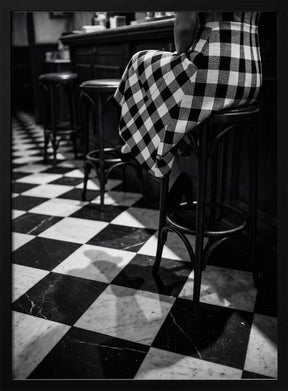 Checkered Pattern Bar Poster