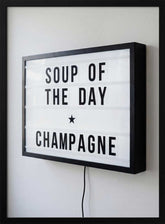 Soup of the Day Sign Poster