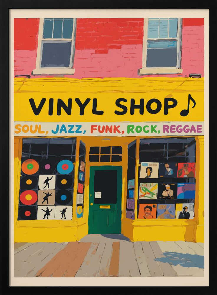 Vinyl Shop 01.png Poster