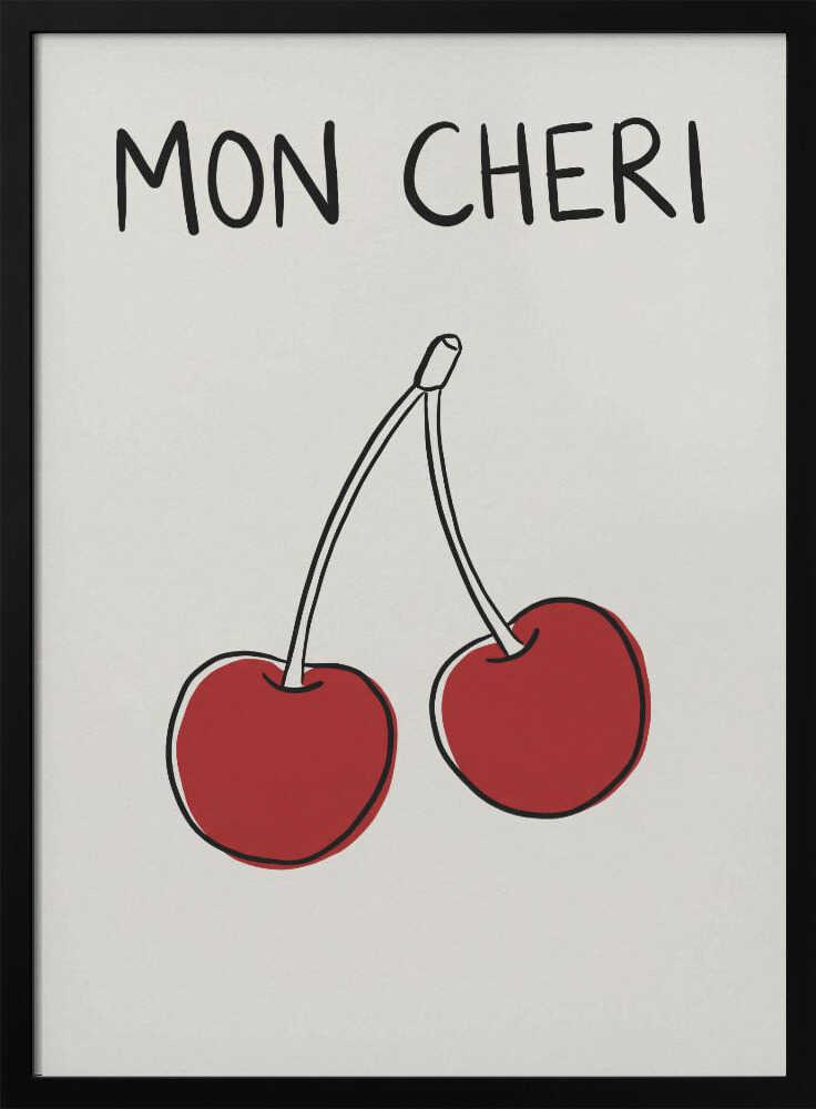 Mon Cheri Sketch Poster
