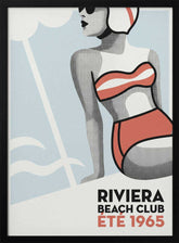 Riviera Beach Club Summer – art print by Andreas Magnusson