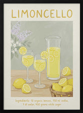 Limoncello Lemon Refreshment Poster